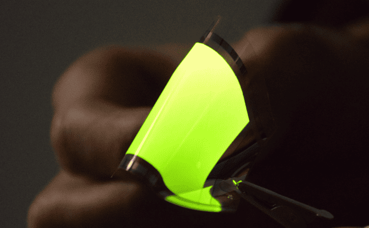 シート状のOLEDの例